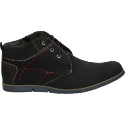Botki męskie - 294 NABU BLU. Czarne botki męskie marki Venezia, z nubiku. Za 199,00 zł.