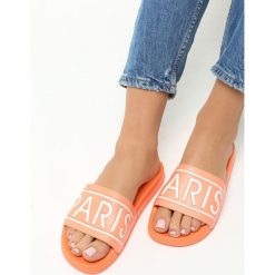 Pomarańczowe Klapki Paris Look. Brązowe chodaki damskie vices, na platformie. Za 29,99 zł.