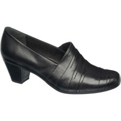Czółenka damskie Medicus czarne. Czarne buty ślubne damskie Medicus, z materiału, na obcasie. Za 139,00 zł.