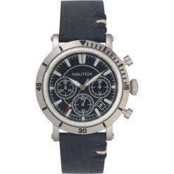 Nautica - Zegarek NAPFMT. Czarne zegarki męskie marki Fossil, szklane. Za 769,90 zł.