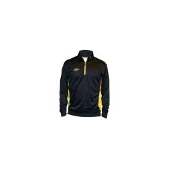 Bluzy męskie: Umbro Bluza Adnan 1/2 Zip Jr Black/Yellow S