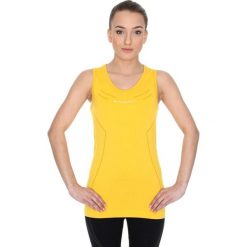 Brubeck Koszulka damska Athletic bez rękawów żółta r.XL (TA10200). Żółte t-shirty damskie marki Brubeck, xl. Za 59,98 zł.