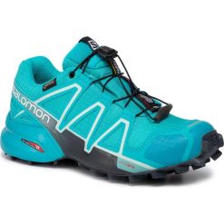 Buty SALOMON - Speedcross 4 Gtx W GORE-TEX 406606 20 V0 Bluebird/Icy Morn/Ebony. Niebieskie buty sportowe damskie Salomon, bez wzorów, ze skóry ekologicznej, sportowe, do biegania, salomon speedcross, gore-tex. Za 659,00 zł.