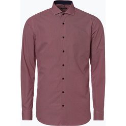 Eterna Slim Fit - Koszula męska łatwa w prasowaniu, czerwony. Czerwone koszule męskie Eterna Slim Fit, m, bez wzorów, biznesowe, z włoskim kołnierzykiem, bez rękawów. Za 249,95 zł.