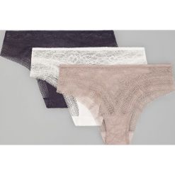 Koronkowe majtki hipster 3 pack - Granatowy. Niebieskie majtki damskie Reserved, s, z koronki. Za 49,99 zł.