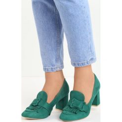 Buty ślubne damskie: Zielone Czółenka Merrick