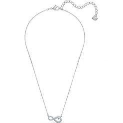 Swarovski - Naszyjnik Infinity. Szare naszyjniki damskie Swarovski, z kryształem, metalowe. Za 349,90 zł.