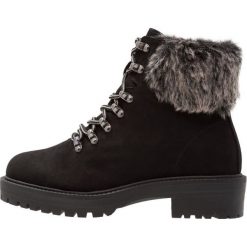Botki damskie: New Look Wide Fit WIDE FIT CATYA Botki na platformie black