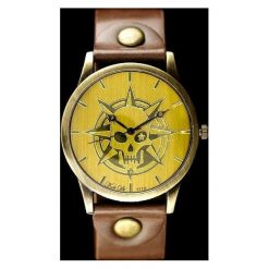 Zegarek ZEGAREK DAMSKI TAYMA - RETRO PUNK 32 - brąz (zx594a) uniwersalny. Zegarki damskie NoName, z brązu. Za 59,99 zł.