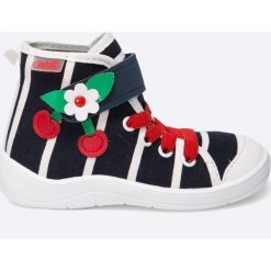Befado - Trampki dziecięce. Szare buty dziewczęce sportowe Befado, z materiału. W wyprzedaży za 29,90 zł.