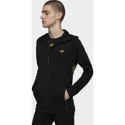 Bluza treningowa męska. Bluzy męskie s, bez wzorów, z dzianiny, z kapturem, bez rękawów, z kapturem. Za 199,99 zł.