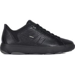 Geox Nebula Tenisówki Czarny. Czarne trampki męskie Geox, ze skóry. Za 669,95 zł.