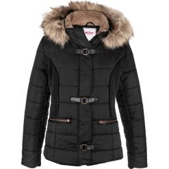 Kurtka pikowana bonprix czarny. Czarne kurtki damskie bonprix, bez wzorów, bez kaptura. Za 239,99 zł.