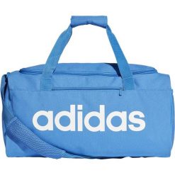TORBA ADIDAS LINEAR CORE S (NO SIZE). Niebieskie torby męskie na ramię Adidas, w paski, z poliesteru. Za 89,99 zł.