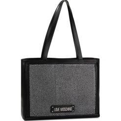 Torebka LOVE MOSCHINO - JC4171PP1ALH100A Nero. Czarne torebki klasyczne damskie Love Moschino, bez wzorów, ze skóry ekologicznej, klasyczne, duże, bez dodatków. W wyprzedaży za 749,00 zł.