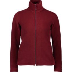 Bluza polarowa w kolorze bordowym. Czerwone bluzy damskie CMP, bez wzorów, z materiału, bez rękawów, bez kaptura. W wyprzedaży za 79,95 zł.