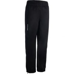 Spodnie do rugby chroniące przed deszczem i wiatrem Smockpant R500. Czarne spodnie męskie OFFLOAD, na zimę, xl, bez wzorów, z poliesteru. Za 89,99 zł.