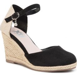Espadryle XTI - 4970 Black. Czarne espadryle damskie Xti, bez wzorów, ze skóry ekologicznej, bez obcasa, na obcasie. Za 169,00 zł.