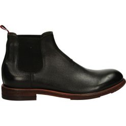 Botki męskie - 265117 BU NER. Czarne botki męskie Venezia, ze skóry. Za 299,00 zł.