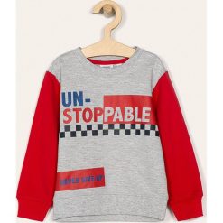 Blukids - Bluza dziecięca 98-134 cm. Szare bluzy chłopięce Blukids, z nadrukiem, z bawełny, bez rękawów, bez kaptura. Za 49,90 zł.