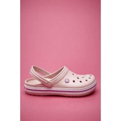 Crocs 11016-6MB Pearl Pink Wild Orhid, sandały. Różowe klapki damskie Crocs, bez wzorów, bez obcasa, bez zapięcia. Za 149,00 zł.