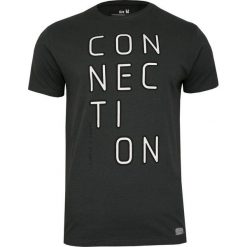 Grafitowy T-shirt Męski, Krótki Rękaw -Just Yuppi- Koszulka, z Nadrukiem, Koszulka w Napisy, Szara TSJTYUP10000kol4grafit. Szare koszulki męskie Just Yuppi, m, z nadrukiem, z tkaniny, casualowe, bez kołnierzyka, z krótkim rękawem, krótkie. Za 55,00 zł.