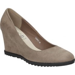 PÓŁBUTY S.BARSKI L39652. Brązowe półbuty damskie marki S.barski. Za 59,99 zł.
