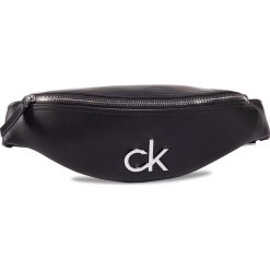 Saszetka nerka CALVIN KLEIN - Re-Lock Waistbag K60K606778 BLK. Czarne nerki damskie Calvin Klein, bez wzorów, ze skóry ekologicznej, bez dodatków. Za 399,00 zł.