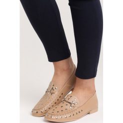 Mokasyny damskie: Beżowe Mokasyny Latest Top