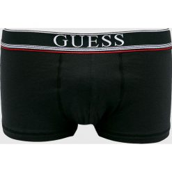 Guess Jeans - Bokserki. Czarne bokserki męskie marki Guess Jeans, z aplikacjami, z elastanu. W wyprzedaży za 69,90 zł.