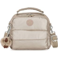 Plecak "Candy" w kolorze złotym - 22 x 19 x 11,5 cm. Żółte plecaki damskie Kipling, bez wzorów, z poliesteru. W wyprzedaży za 149,95 zł.