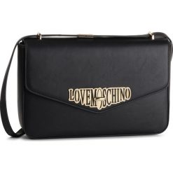 Torebka LOVE MOSCHINO - JC4048PP18LF0000 Nero. Czarne listonoszki damskie Love Moschino, bez wzorów, ze skóry ekologicznej, bez dodatków. Za 869,00 zł.
