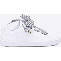 Puma - Buty. Białe buty sportowe damskie Puma, bez wzorów, ze skóry, sportowe. W wyprzedaży za 219,90 zł.