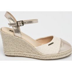 Big Star - Espadryle. Brązowe espadryle damskie marki BIG STAR, z materiału, na szpilce. W wyprzedaży za 99,90 zł.