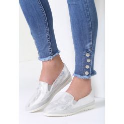 Trampki i tenisówki damskie: Srebrne Slip On Gose