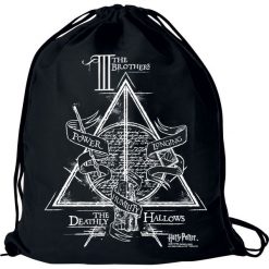 Harry Potter The Three Brothers Torba treningowa czarny/biały. Czarne plecaki męskie Harry Potter, bez wzorów. Za 54,90 zł.