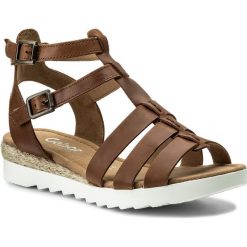 Espadryle GABOR - 82.744.54 Peanut (Jute). Brązowe espadryle damskie marki Gabor, z materiału. W wyprzedaży za 289,00 zł.