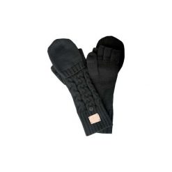 Rękawiczki damskie: Nike Rękawiczki damskie Chunky Cable Knit Gloves czarne r. XS/S