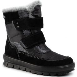 Śniegowce SUPERFIT - GORE-TEX 5-09214-00 S Schwarz. Czarne śniegowce dziewczęce Superfit, bez zapięcia. W wyprzedaży za 289,00 zł.