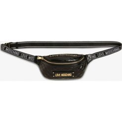 Love Moschino - Saszetka damska, czarny. Czarne saszetki damskie Love Moschino, bez wzorów, ze skóry, bez dodatków. Za 599,95 zł.