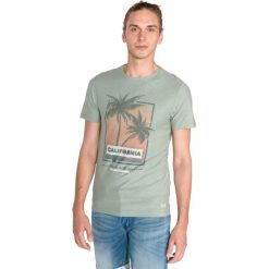 Jack & Jones New Pleo Koszulka Zielony. Zielone podkoszulki męskie Jack & Jones, l, z nadrukiem, z bawełny, z krótkim rękawem. Za 66,95 zł.
