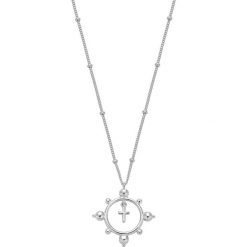 Srebrny naszyjnik - (D)40 cm. Szare naszyjniki damskie Alicja&Maria, srebrne. W wyprzedaży za 149,95 zł.
