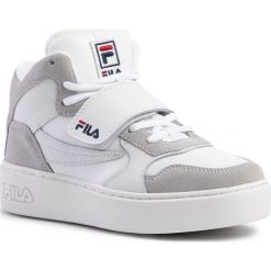 Sneakersy FILA - Overstate Fxs Mid Wmn 1010774.1FG White. Białe półbuty damskie Fila, ze skóry. W wyprzedaży za 199,00 zł.