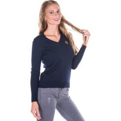 Swetry klasyczne damskie: Sweter w kolorze granatowym