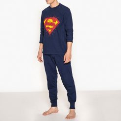Piżamy męskie: Bawełniana piżama z nadrukiem, Superman