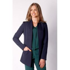 Żakiet w kolorze granatowym. Niebieskie żakiety damskie Moda na kolor, xs, bez wzorów. W wyprzedaży za 169,95 zł.