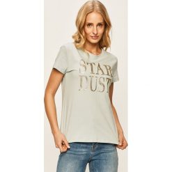 Pepe Jeans - T-shirt LACEY. Bluzki damskie Pepe Jeans, s, z nadrukiem, z bawełny, z okrągłym kołnierzem, z krótkim rękawem. W wyprzedaży za 129,90 zł.