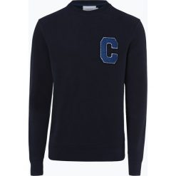 Calvin Klein - Męska bluza nierozpinana, niebieski. Niebieskie bluzy męskie Calvin Klein, m, z aplikacjami, bez kołnierzyka, bez rękawów, bez kaptura. Za 379,95 zł.