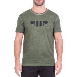 T-shirty męskie: T-shirt w kolorze zielonym