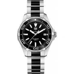ZEGAREK TAG HEUER AQUARACER WAY131G.BA0913. Czarne zegarki damskie marki TAG HEUER, ceramiczne. Za 9540,00 zł.